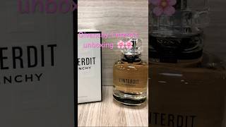 Givenchy linterdit perfume unboxing shortsvideo givenchy perfume dutyfreeshopping [upl. by Scurlock]