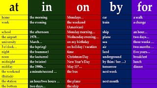 KEY TO ENGLISH PREPOSITIONS IN ENGLISH GRAMMAR LESSONS FOR BEGINNERS AND INTERMEDIATE LEVEL [upl. by Eimak141]