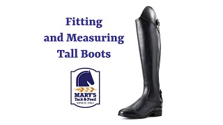 Tips On Fitting And Measuring Tall Boots [upl. by Komarek923]