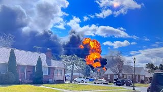 Tanker explosion rosemont Ave Frederick md [upl. by Eladnwahs]