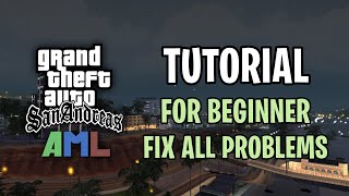 GTA SA AML Android Mod Loader  Tutorial For Beginners  How to install [upl. by Barri]