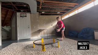 Spikeball Game with Walter spikeball ball spike luzcrew video LuzCrew20 [upl. by Remas]