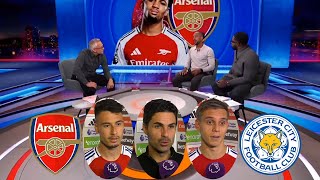 MOTD Arsenal vs Leicester 42 Win In The Last Minute  Mikel Arteta Trossard amp Martinelli Interview [upl. by Truitt]