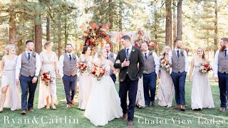 Chalet View Lodge Wedding Graeagle CA  California Destination Wedding [upl. by Athalie]