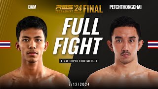 Full Fight l Dam Paranchai vs Petchthongchai Sor Sommai I RWS [upl. by Gorman]