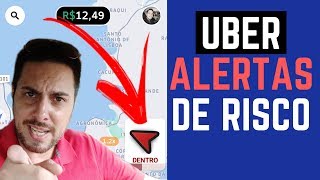 UBER Alerta em Áreas de Risco com Aplicativo Rebu [upl. by Nilla]