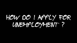 How to apply for unemployment in NewYork [upl. by Hunsinger]