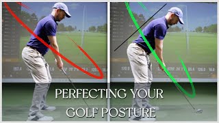 How To Perfect Your Golf Posture Drills Tips amp Faults [upl. by Ahsitak263]