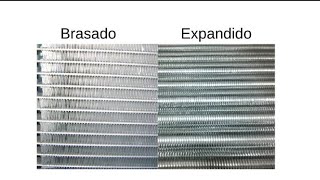 Diferença do radiador brazadoexpandido e tubo chato  confira [upl. by Tekcirc]