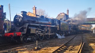 Great Central Railway  Winter Steam Gala 2024  26124 [upl. by Sansone716]