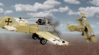 Lego WW1 Plane Battle  Dogfight stopmotion [upl. by Erreip]