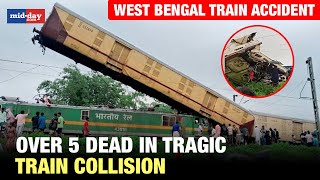 West Bengal Train Accident Kanchanjunga Express Collides With Goods Train Over 5 Dead [upl. by Eenaej756]