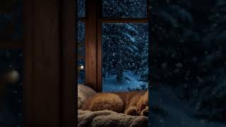 Blizzard Snow Storm and Winter Winds – Sleep Peacefully with Soothing Sounds and a Christmas Theme [upl. by Ssilb]