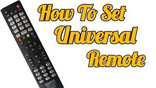 Universal Remote Set For Led TV  Crt Tv  All TV Codes  Led tv repair [upl. by Alegnaoj]