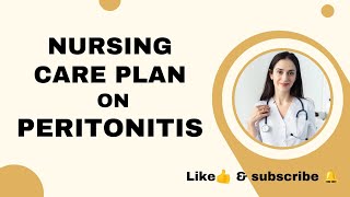 Nursing Care plan on peritonitis Ncp mgm nursinglife nursingstudent share careplan [upl. by Ttenneb]