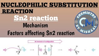 Nucleophilic Substitution reaction  Sn2 reaction Bs Chemistry Organic chemistry [upl. by Atekehs305]