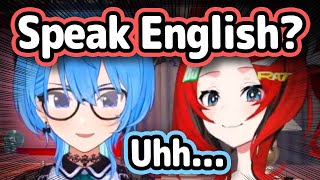 Suisei Trying To Speak English With Bae and Marine Sounds Too Cute【Hololive】 [upl. by Leeland]