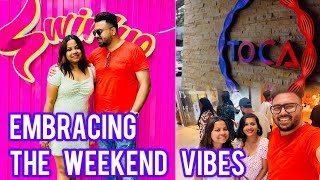 Vlog125  TOCA at Koramangala  Saturday weekend  Inside and outside lifestyle at Bangalore pub❤️ [upl. by Criswell]