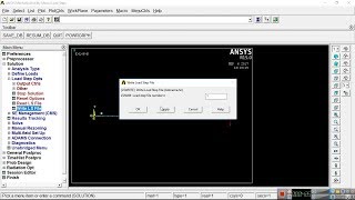 Ansys Mechanical APDL tutorial for beginners [upl. by Fallon]