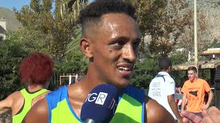 Campionato Italiano Maratonina 2019 Intervista Nekagenet Crippa [upl. by Bunow469]