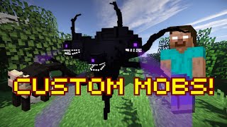 How to make CUSTOM MOBS IN MINECRAFT [upl. by Otipaga46]