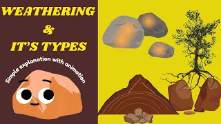 Weathering and its types animated easy to understand geology geography weathering gate2024 net [upl. by Ahsineb]