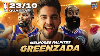 PALPITES DA NBA PARA HOJE 23 10 2024 QUARTAFEIRA  BILHETE PRONTO [upl. by Maddi]