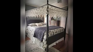 canopy bed  luxury canopy bed  great decore idea for bedroom [upl. by Ellenrahs]