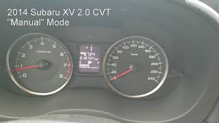 2014 Subaru XV 20 CVT Acceleration 060 0100 [upl. by Arakaj51]