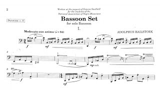 Adolphus Hailstork Bassoon Set 2003 [upl. by Anasor]