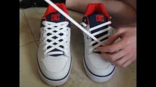 How To DIAMOND Lace Shoes with No Bow [upl. by Hirst]