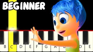 Bundle of Joy  from Inside Out  Fast and Slow Easy Piano Tutorial  Beginner [upl. by Alguire]