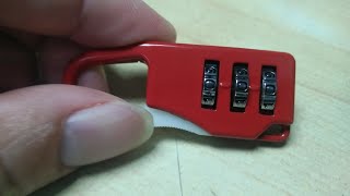 How To Reset 3 Combination Code Numbers Of Padlock Paano Mag Set Ng Zipper Lock [upl. by Janetta]