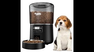 Automatic Feeder for Dogs Cats 4L Automatic Feeder  Smart Dry Food Dispenser [upl. by Icram]