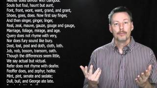 The Chaos Of English Pronunciation by Gerard Nolst Trenité [upl. by Gilmer440]