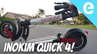 25 MPH Inokim Quick 4 electric scooter review [upl. by Olympias]