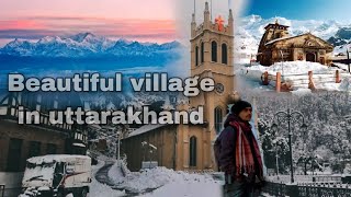 Narayanbagar snowfall in uttarakhand village view uttarakhand snowfall vlog chamoli pahadi [upl. by Herzog]