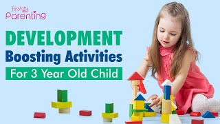 12 Best Development Boosting Activities for a 3YearOld Child [upl. by Edme]