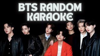 BTS RANDOM KARAOKE CHALLENGE Pt 2  with lyrics RomKor한국어  imJam [upl. by Yenttirb]