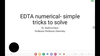 Simple tricks to solve EDTA numericals Engineering chemistry [upl. by Hesper]