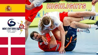 Spain vs Denmark Semifinal Handball Highlights Mens EHF EURO 2022 [upl. by Danaher]