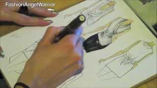 Fashion Sketching 101 How to become a fashion designer [upl. by Alehtse]