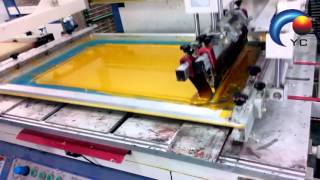 silk Screen printing machine for glass [upl. by Atinit192]