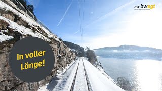 Führerstandsmitfahrt auf der Dreiseenbahn mit bwegt [upl. by Fellner]