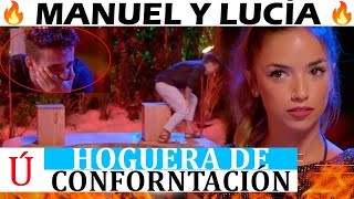 ¡Wow Lo que sucede en la hoguera de confrontación de Lucía y Manuel en La isla de las tentaciones [upl. by Brabazon]