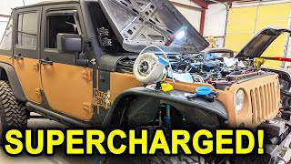 Installing a RIPP Supercharger on a Jeep JK [upl. by Hpesoj]