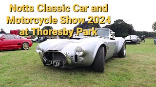 Notts Classic Car amp Motorcycle Show September 2024 at Thoresby Park TheCarWorkshop [upl. by Hezekiah]