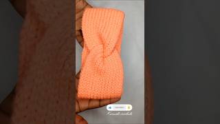 Crochet headband for beginners tutorialtwisted earwarmer crochet pattern shorts [upl. by Duston]