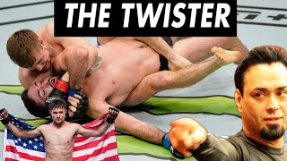 UFC Featherweight Bryce Mitchell on how he learned the Twister submission [upl. by Eem633]