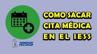 COMO SACAR UNA CITA MÉDICA EN EL IESS [upl. by Aitret]